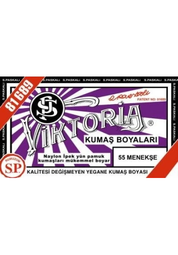 Viktoria Toz Kumaş Boyası 55 MENEKŞE