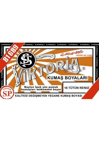 Viktoria Toz Kumaş Boyası 16 TÜTÜN RENGİ