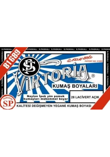 Viktoria Toz Kumaş Boyası 28 LACİVERT AÇIK