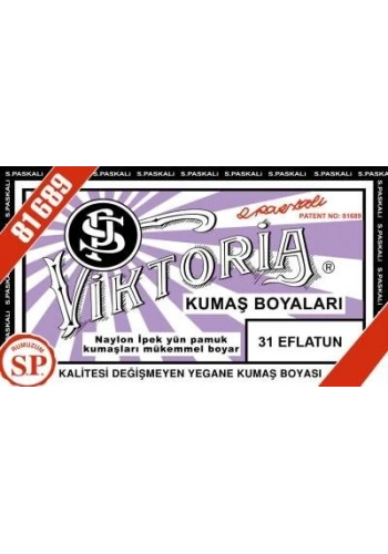 Viktoria Toz Kumaş Boyası 31 EFLATUN