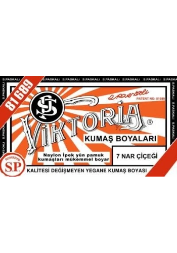 Viktoria Toz Kumaş Boyası 7 NAR ÇİÇEĞİ