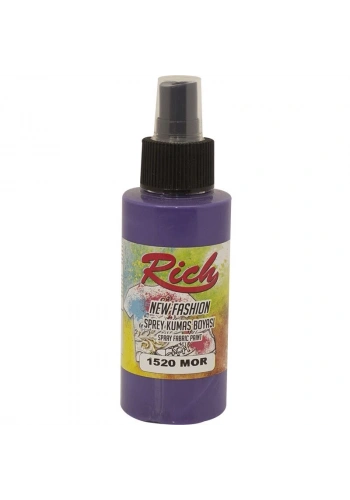Rich New Fashion Sprey Kumaş Boyası 100 cc. 1520 MOR
