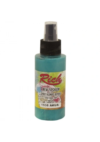 Rich New Fashion Sprey Kumaş Boyası 100 cc. 1538 AQUA