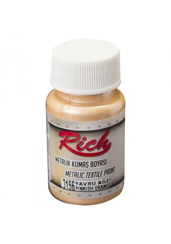Rich Metalik Kumaş Boyası 50 cc. 3156 YAVRUAĞZI