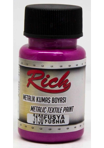 Rich Metalik Kumaş Boyası 50 cc. 3130 FUŞYA