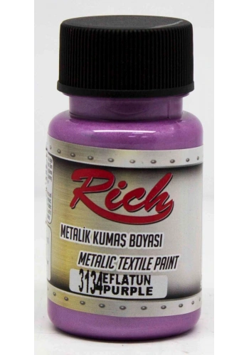 Rich Metalik Kumaş Boyası 50 cc. 3134 EFLATUN