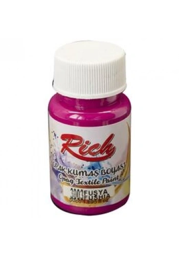 Rich Opak Kumaş Boyası 50 cc. 3003 FUŞYA