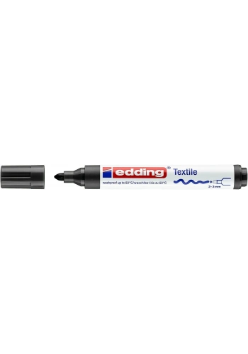 Edding 4500 Kumaş Tekstil Boyama Kalemi BLACK