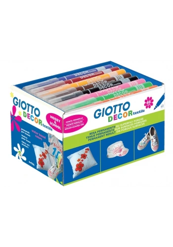 Giotto Decor Textile Kumaş Boyama Kalemi Seti 48li Sınıf Seti