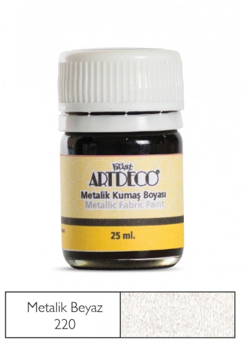 Artdeco Metalik Kumaş Boyası 220 Sedef