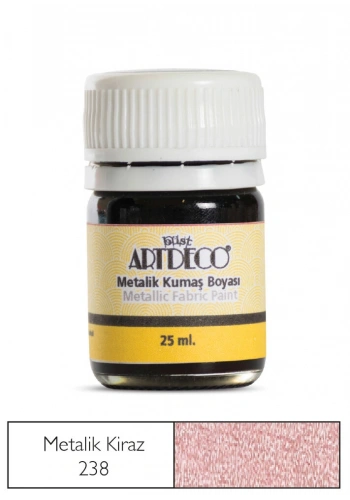 Artdeco Metalik Kumaş Boyası 238 Kiraz