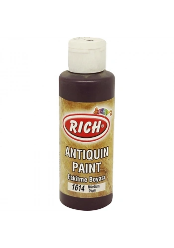 Rich Antiquin Paint Eskitme Ahşap Boyası 120 cc. 1614 Mürdüm