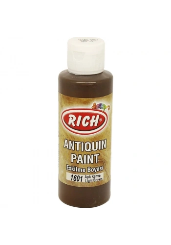 Rich Antiquin Paint Eskitme Ahşap Boyası 120 cc. 1601 Açık Kahve