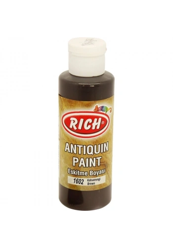 Rich Antiquin Paint Eskitme Ahşap Boyası 120 cc. 1602 Kahverengi