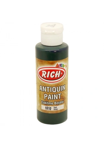 Rich Antiquin Paint Eskitme Ahşap Boyası 120 cc. 1610 Yeşil
