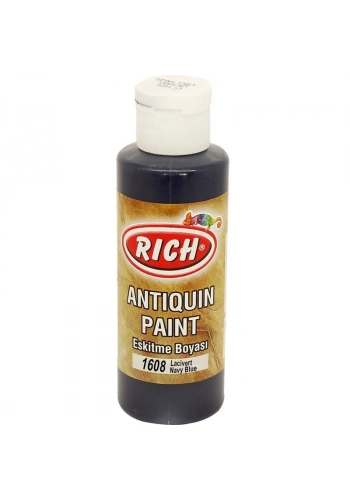 Rich Antiquin Paint Eskitme Ahşap Boyası 120 cc. 1608 Lacivert