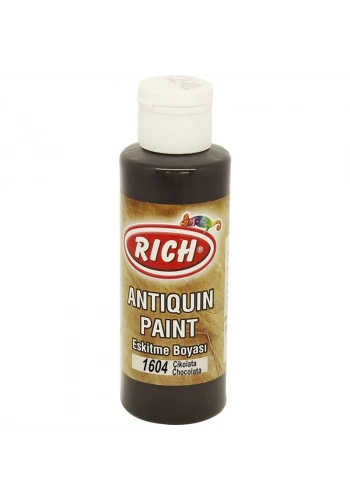 Rich Antiquin Paint Eskitme Ahşap Boyası 120 cc. 1604 Çikolata