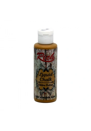 Rich Liquid Chalk Eskitme Pudrası 120 cc. 656 VENEDİK SARI