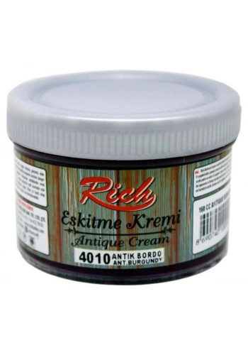 Rich Eskitme Kremi 150 cc. 4010 ANTİK BORDO