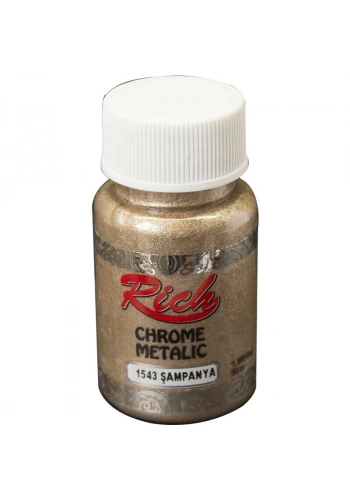 Rich Chrome Metalik Boya 50 cc. 1543 Şampanya