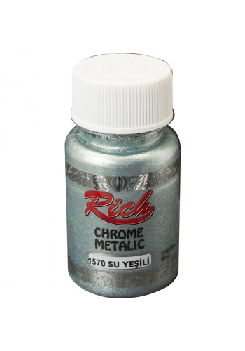 Rich Chrome Metalik Boya 50 cc. 1570 Su Yeşili