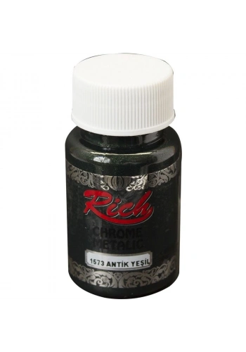 Rich Chrome Metalik Boya 50 cc. 1573 Antik Yeşil