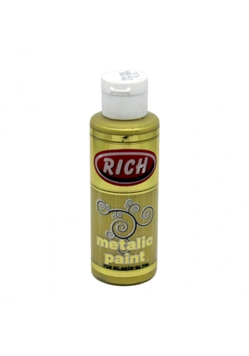Rich Metalik Akrilik Boya 120 cc. 724 KLASİK ALTIN