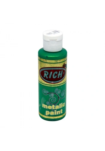Rich Metalik Akrilik Boya 120 cc. 766 YAPRAK YEŞİLİ