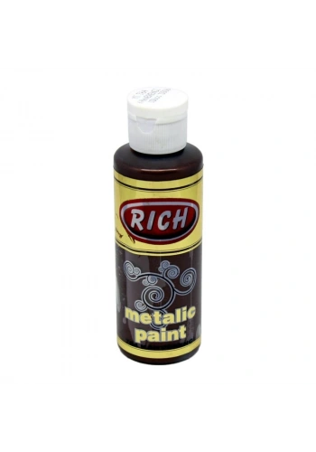 Rich Metalik Akrilik Boya 120 cc. 764 KAHVERENGİ