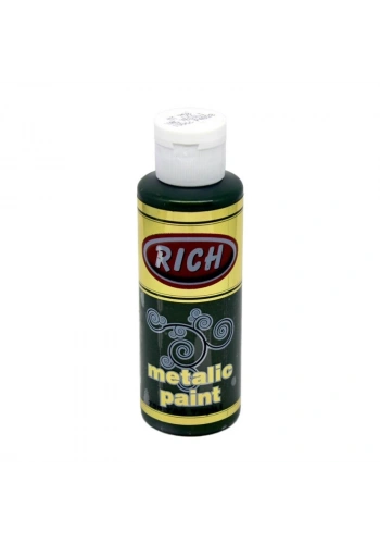 Rich Metalik Akrilik Boya 120 cc. 758 YAĞ YEŞİLİ