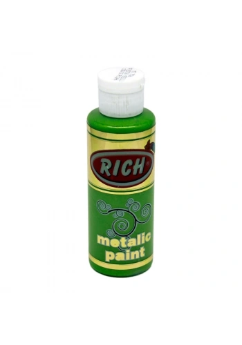 Rich Metalik Akrilik Boya 120 cc. 756 FISTIK YEŞİLİ