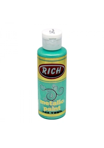 Rich Metalik Akrilik Boya 120 cc. 754 YEŞİL