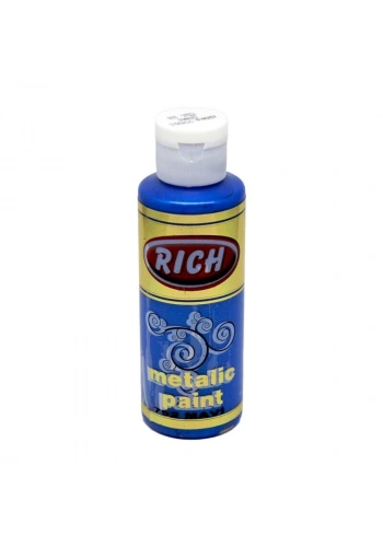 Rich Metalik Akrilik Boya 120 cc. 752 MAVİ