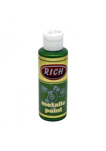 Rich Metalik Akrilik Boya 120 cc. 778 CEVİZ YEŞİLİ