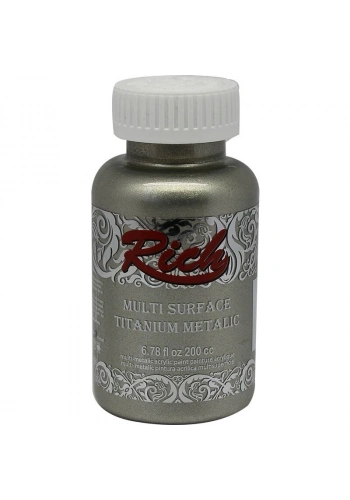 Rich Multi Surface Titanium Metalik Boya 200 cc. 2504 ANTİK GÜMÜŞ