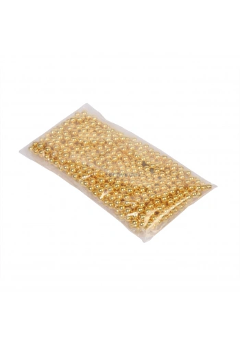 6mm Gold Çakma İnci 100 Adet