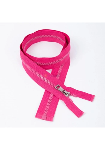 80cm Fuşya Kemik Dişli Fermuar