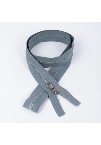 80cm Gri Kemik Dişli Fermuar