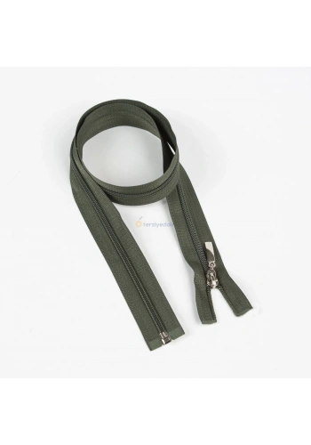 80cm Haki Mont Fermuarı