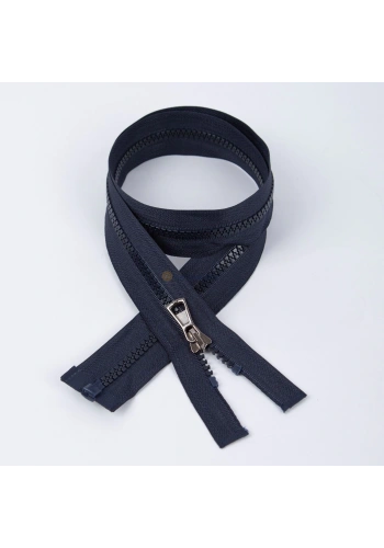 80cm Lacivert Kemik Dişli Fermuar