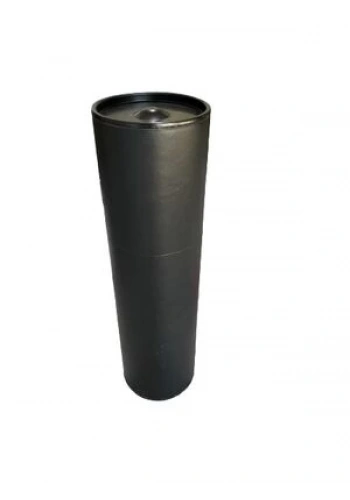 8x24cm Siyah Silindir Kutu