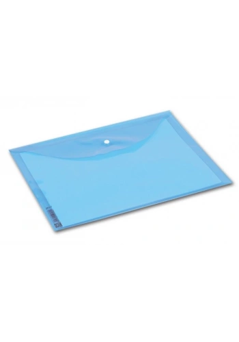 Abka Şeffaf Çıtçıtlı Dosya A4 MAVİ