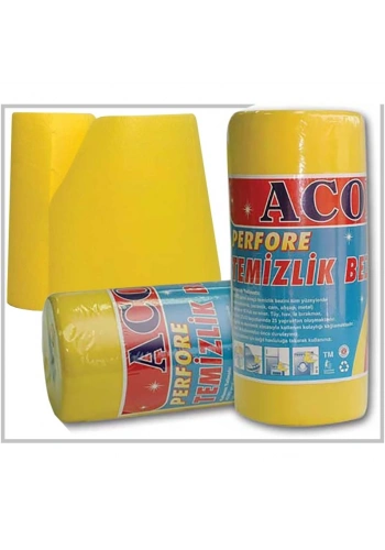 ACORD SARI PERFORE RULO TEMİZLİK BEZİ