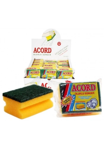 Acord Tekli Oluklu Sünger ( 1 Adet )