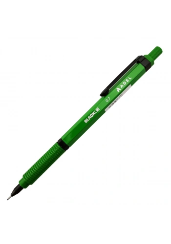 Adel Blackline Mekanik Versatil Kalem 0.7mm Canlı Renkler Yeşil