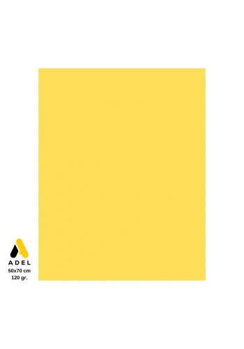 Adel Fon Kartonu 120gr 50x70cm Sarı