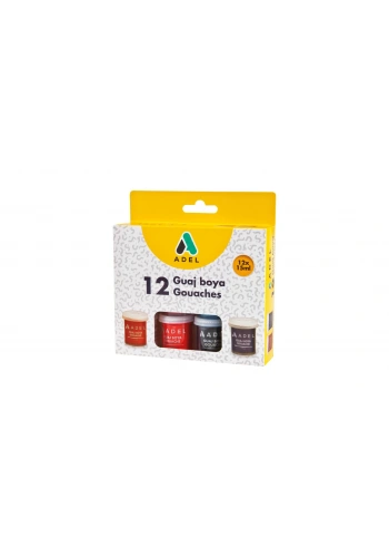 Adel Guaj boya 15ml 12 Renk