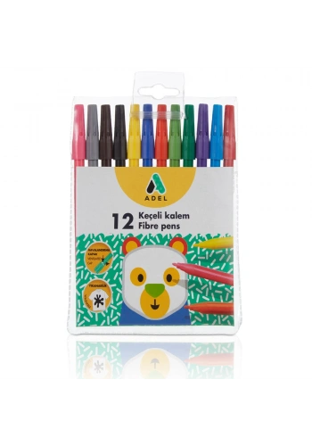 Adel Keçeli Kalem 12 Renk 2220 213001