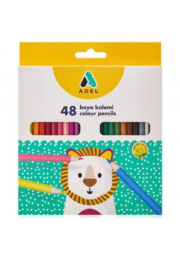 Adel Kuru Boya Kalemi 48 Renk Tam Boy