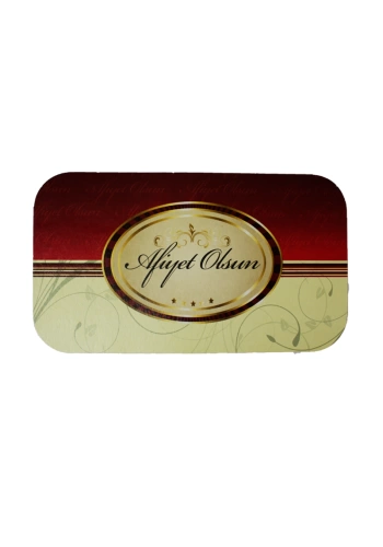 Afiyet Olsun Baskılı Alüminyum Kapak 1000 Gr ( 1000 Adet )